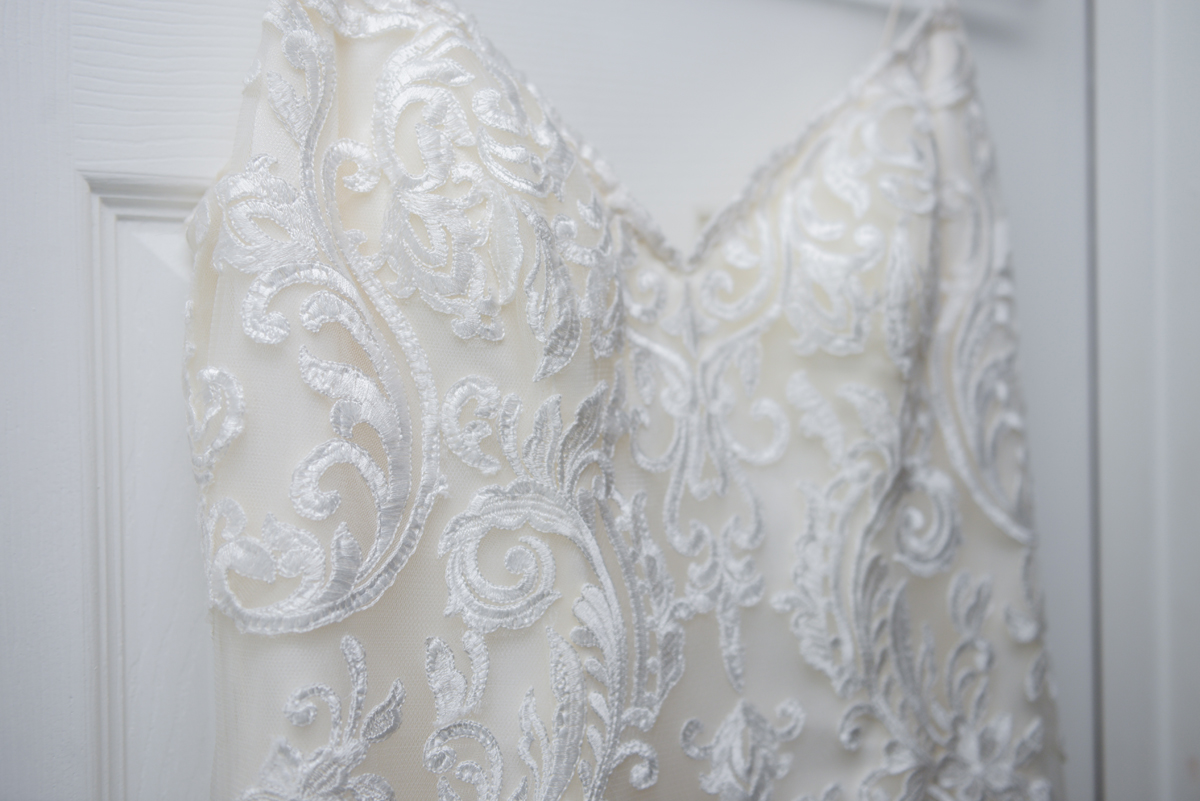 wedding dress, detail, lace, design, white