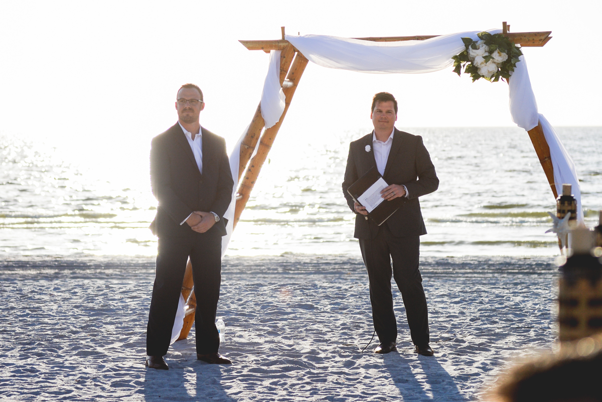 groom, beach, wedding, marriage, sun, ocean