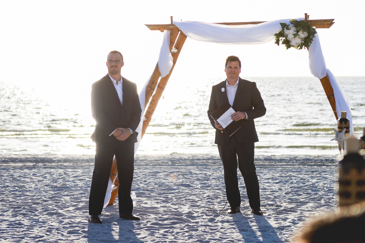 groom, beach, wedding, marriage, sun, ocean