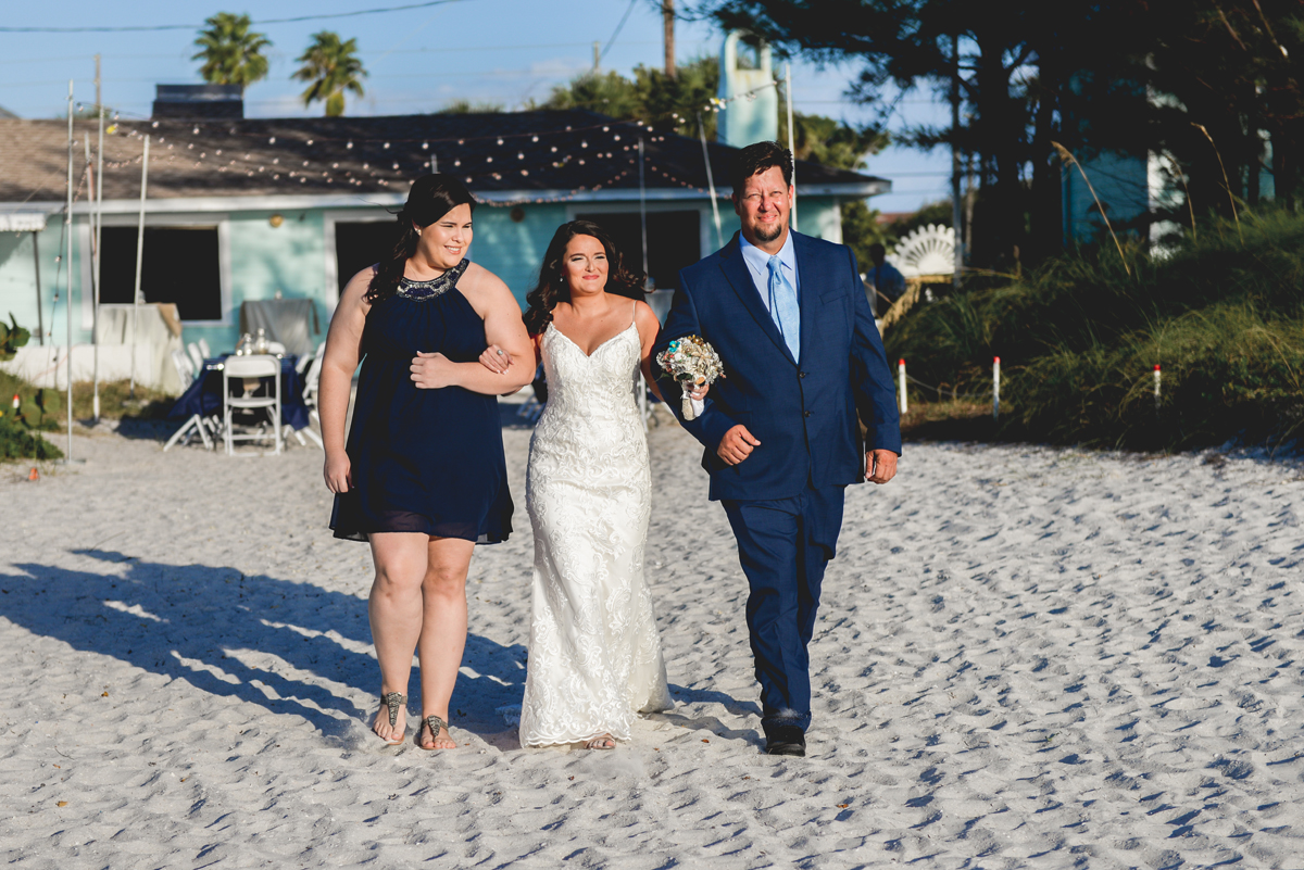 bride, beach, wedding, isle, family, love