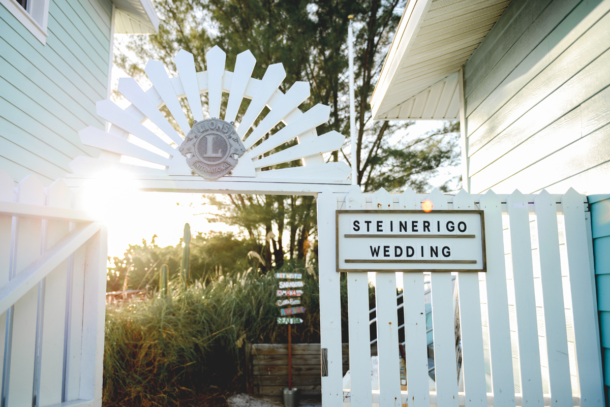 beach, sun, wedding, fence, sun flare 