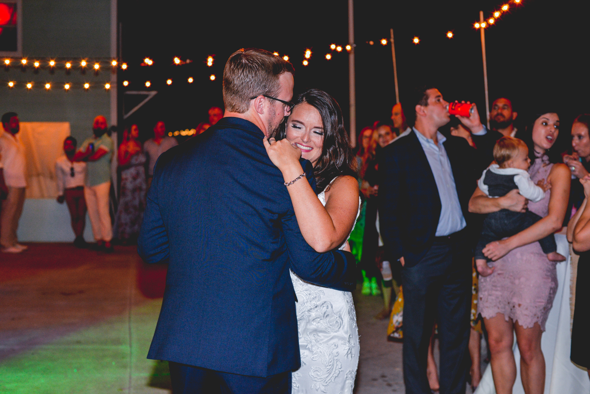 first dance, bride, groom, smiling, dancing, love