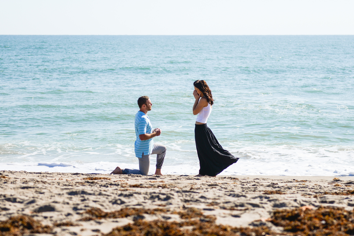 proposal, beach, sand, ocean, water