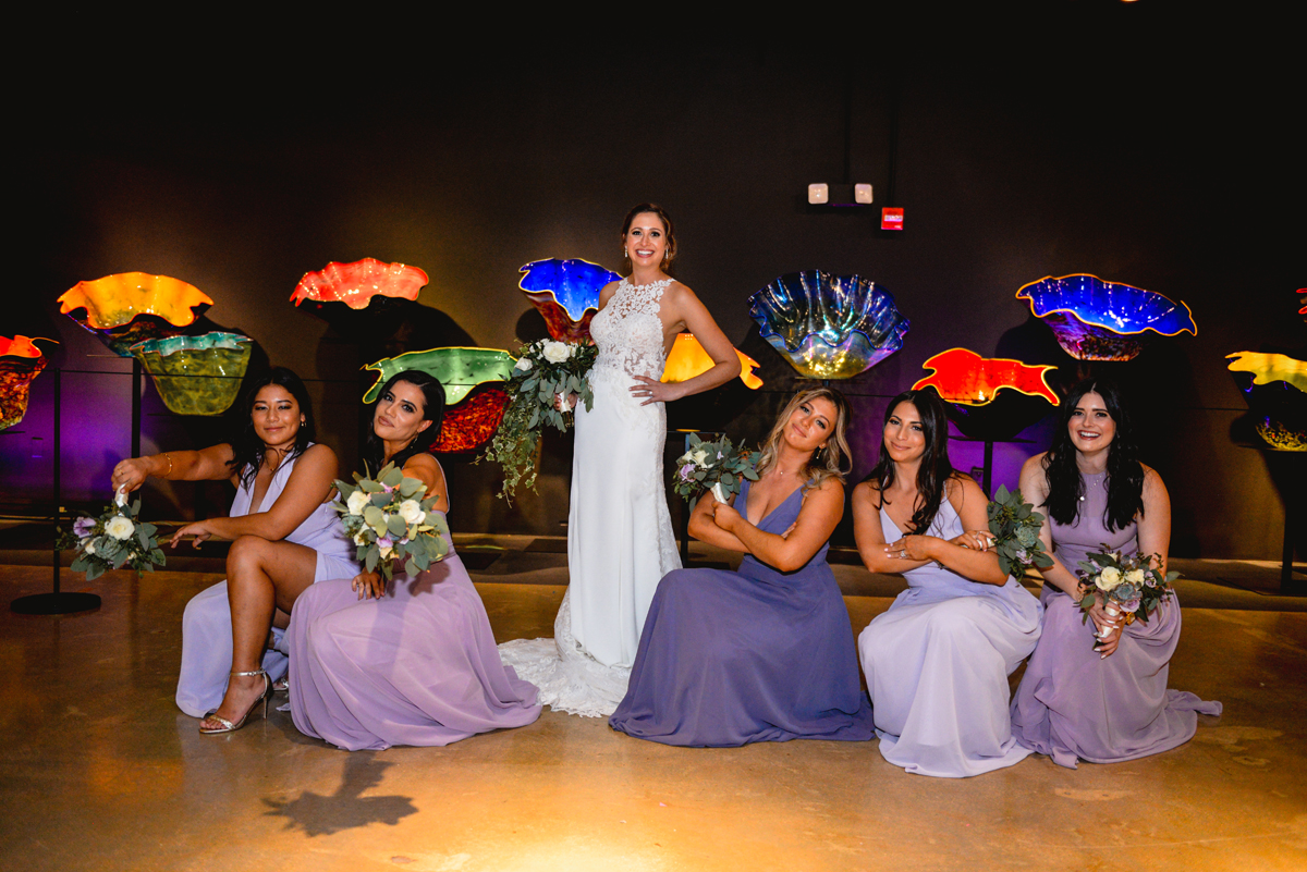 girls, bride, bridesmaid, gallery, wedding