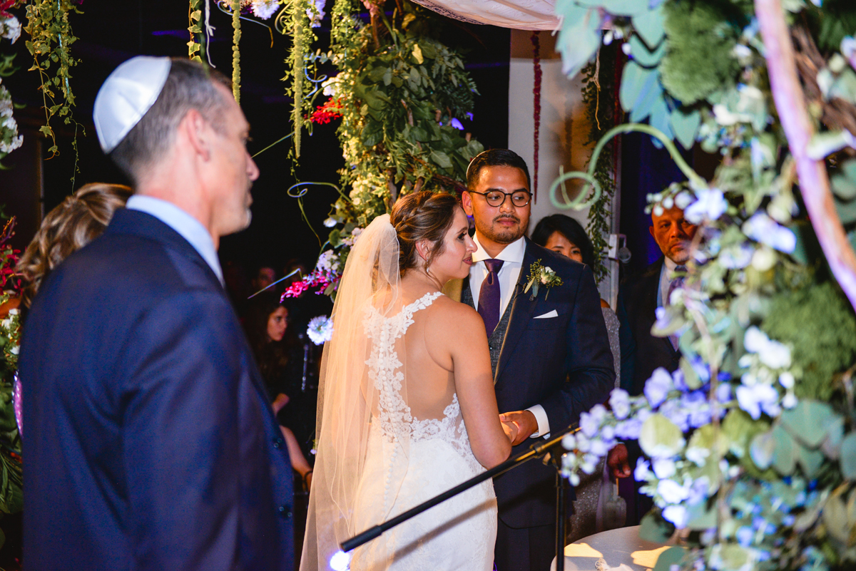 bride, gather, flowers, wedding