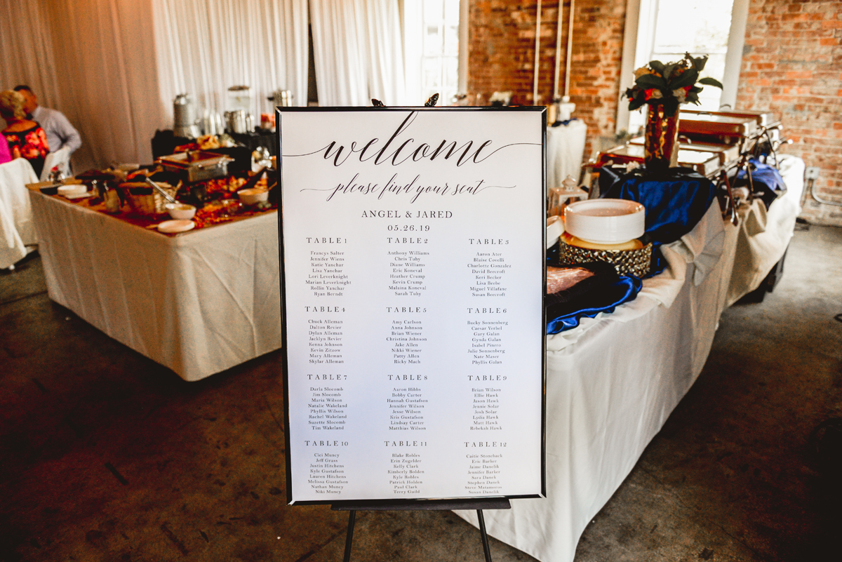 welcome, sign, wedding, reception