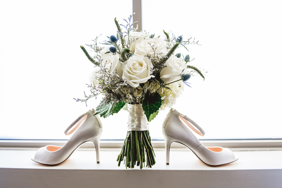 bouquet, flowers, heels, window, natural light