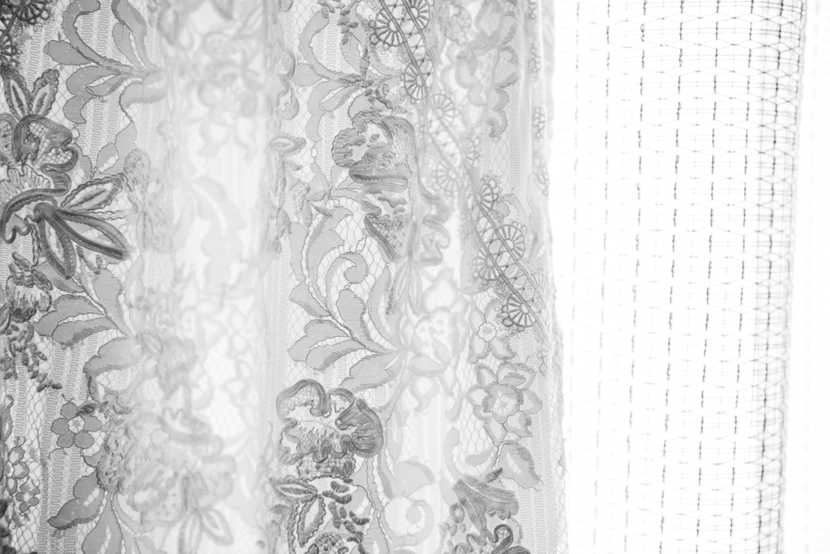 black and white, wedding, dress, lace