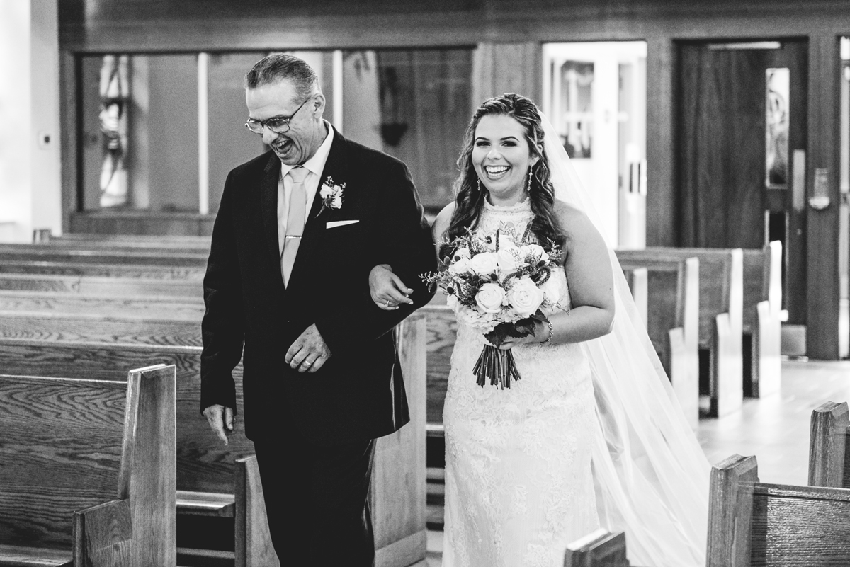 black and white, portrait, church, wedding