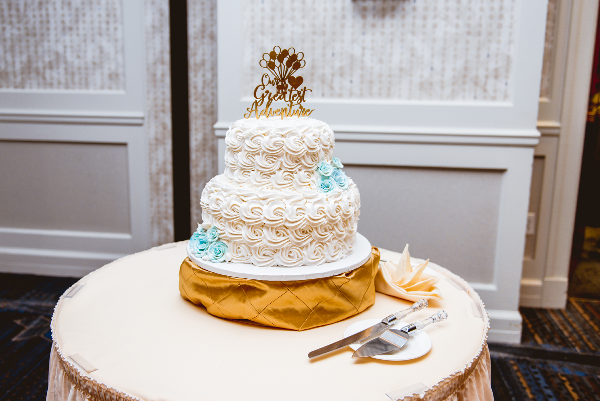 wedding, cake, white, gold