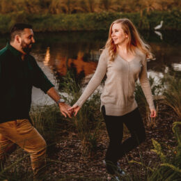 Picnic Island Park Engagement // K+T