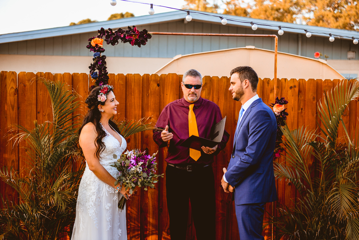 Backyard Sarasota Wedding