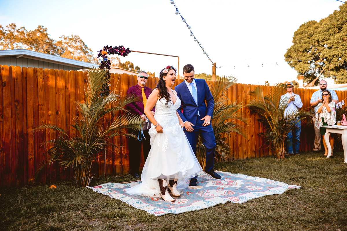 Backyard Sarasota Wedding