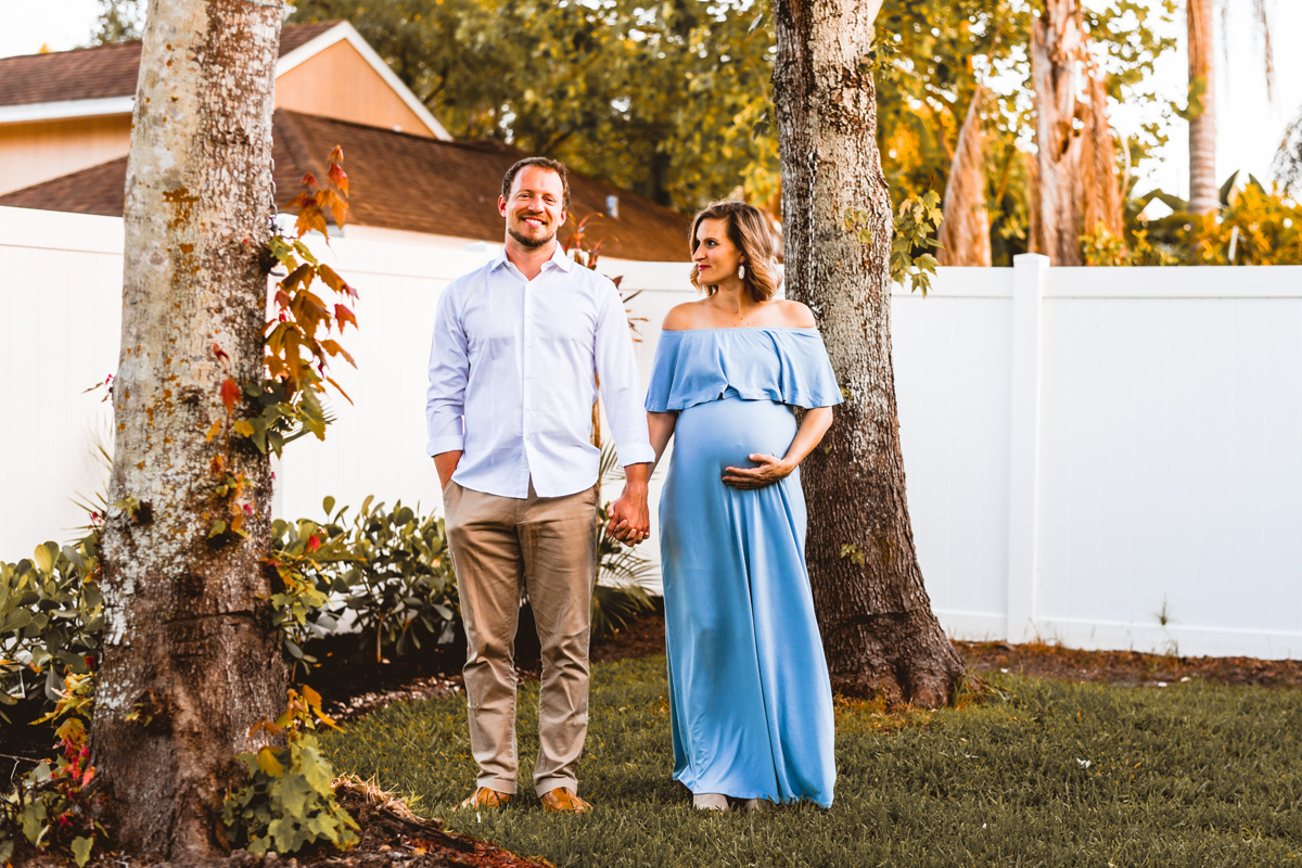 Backyard Tampa Maternity Session