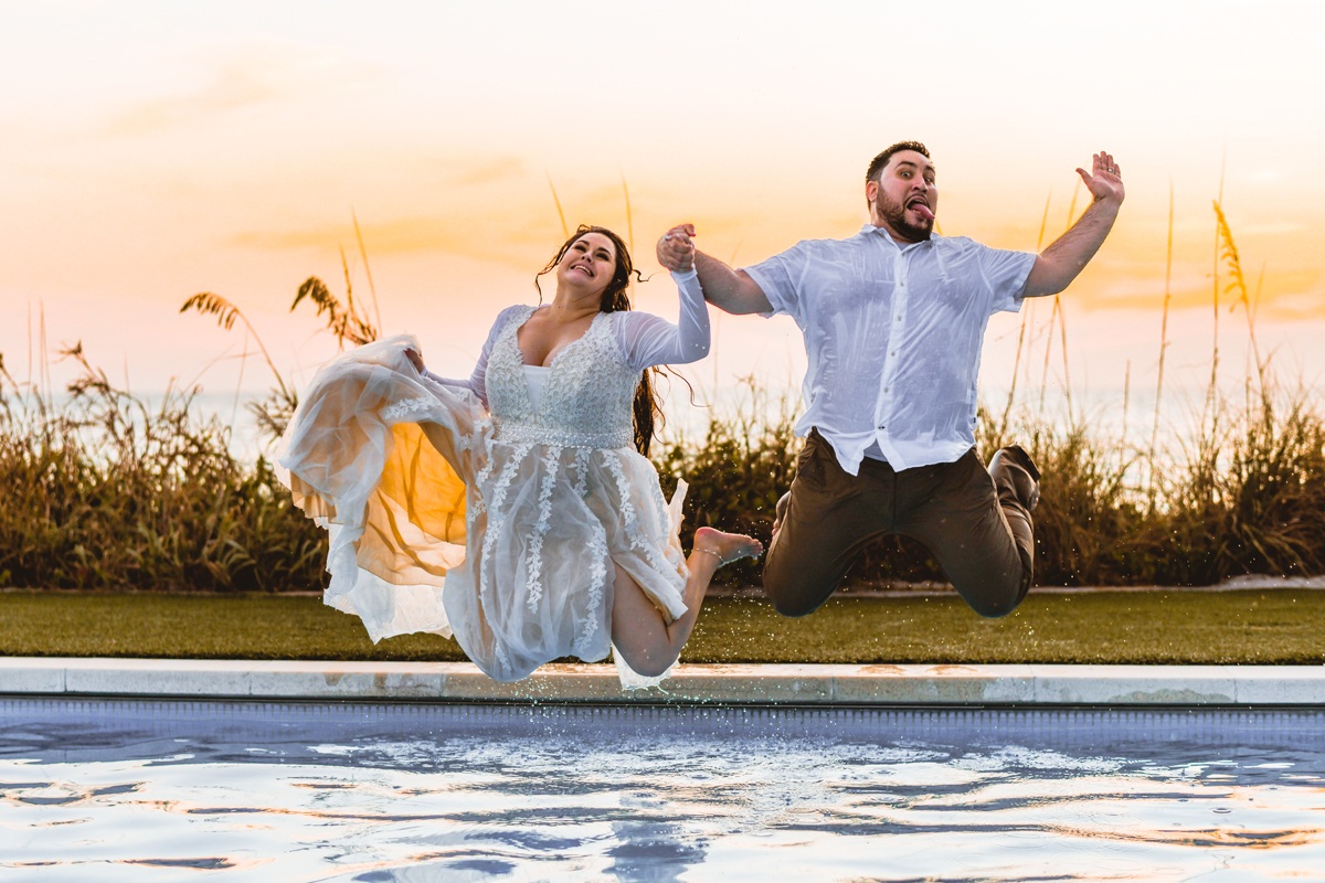 Clearwater Beach Elopement