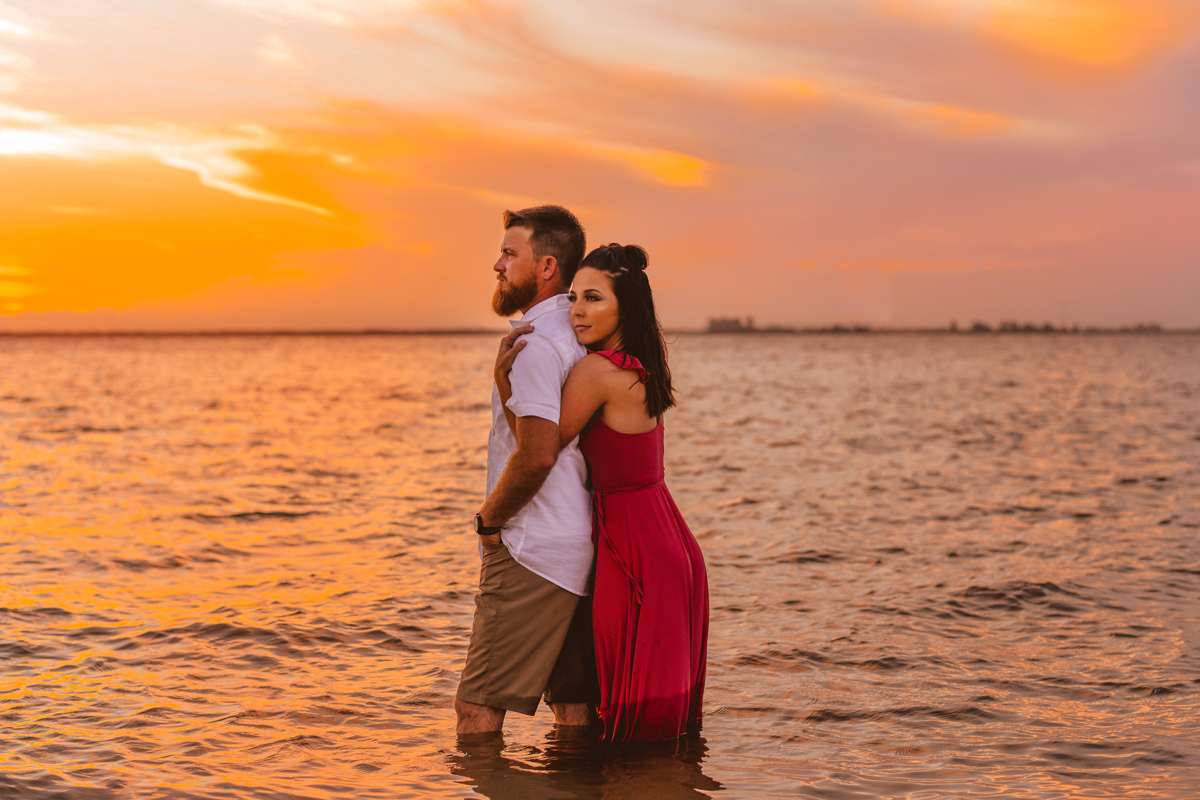 Engagement at Picnic Island