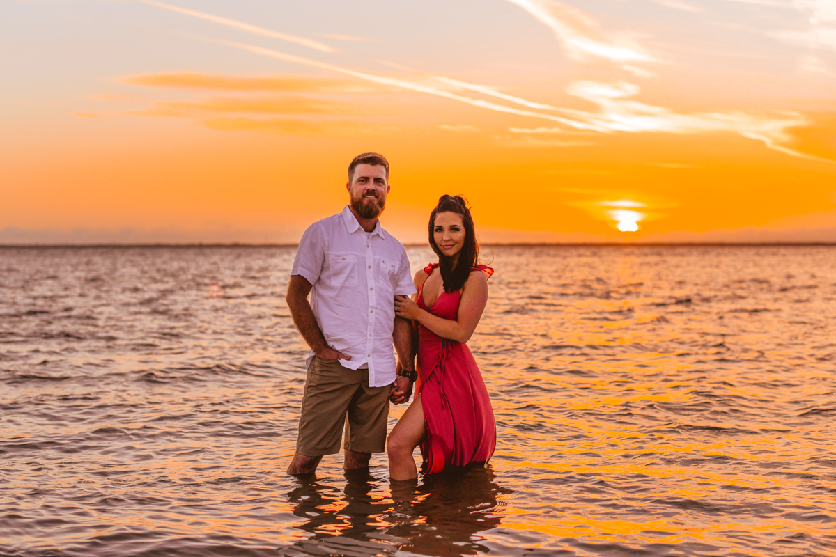 Engagement at Picnic Island