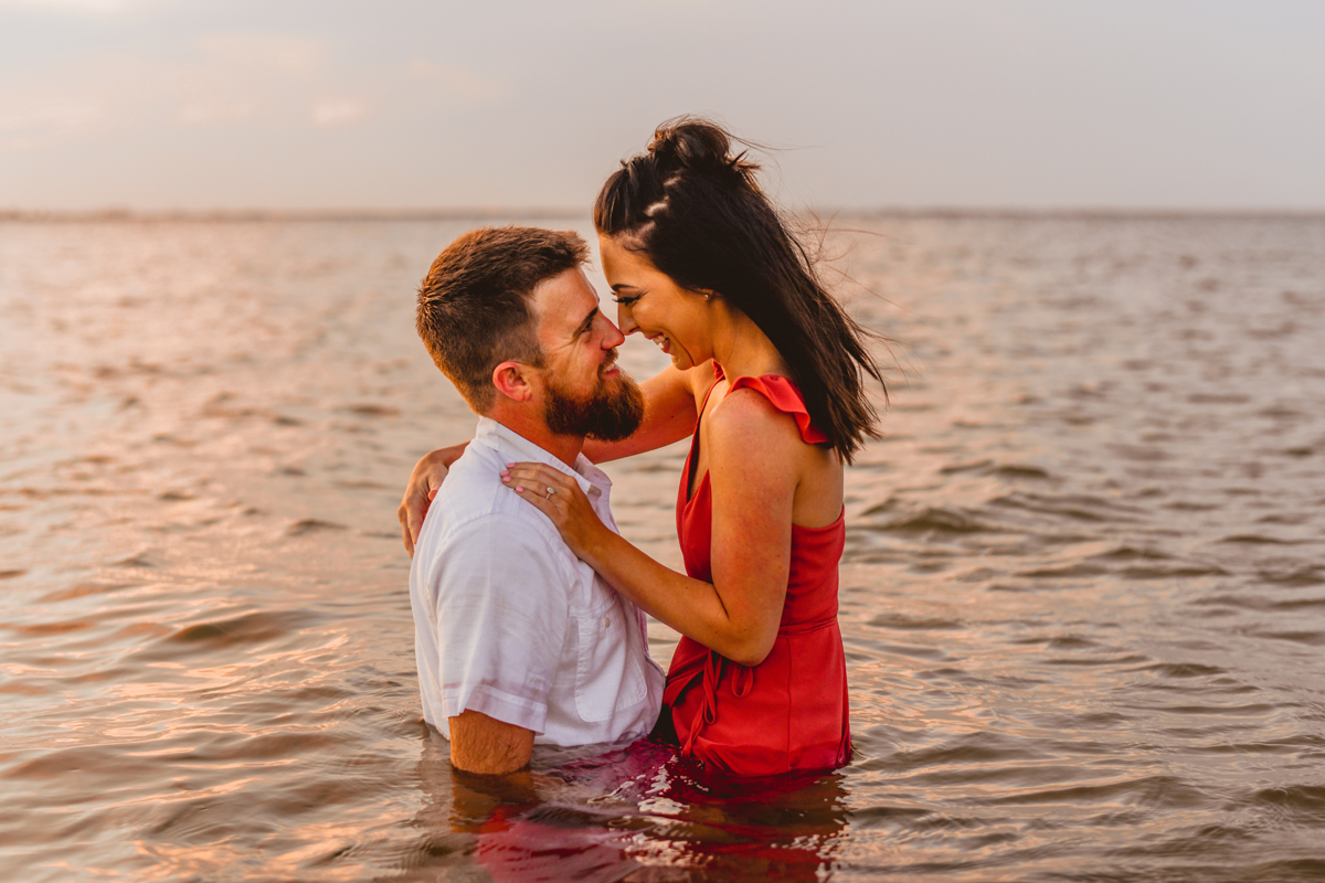 Engagement at Picnic Island