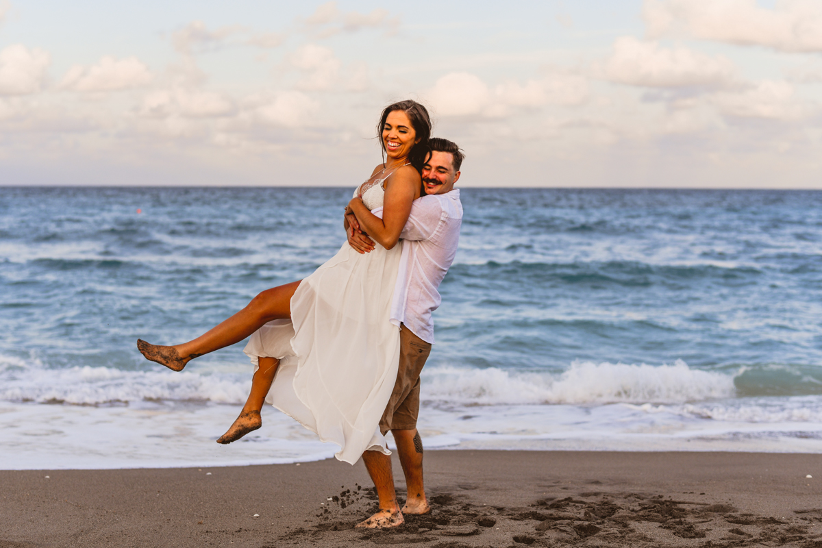 Jupiter Beach Engagement