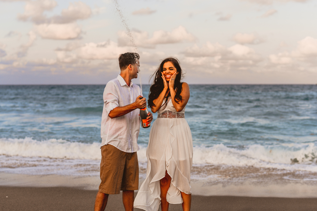 Jupiter Beach Engagement