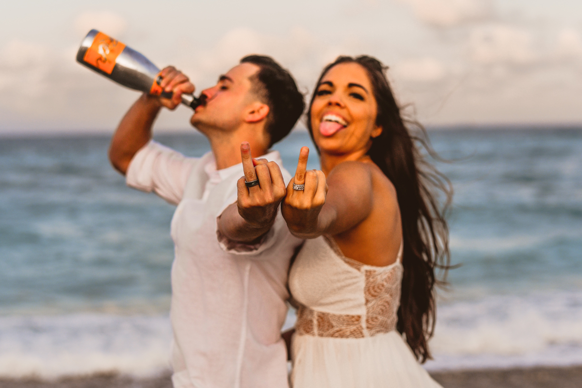 Jupiter Beach Engagement