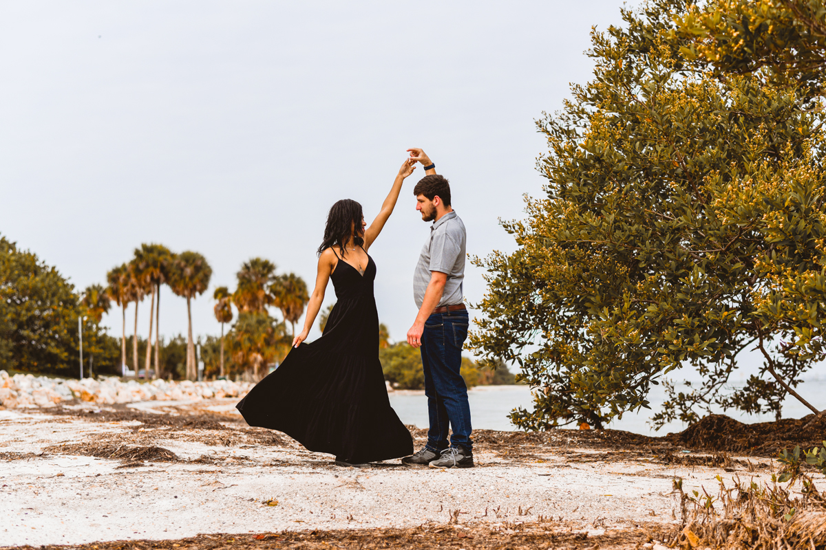 Tampa Beach Engagement