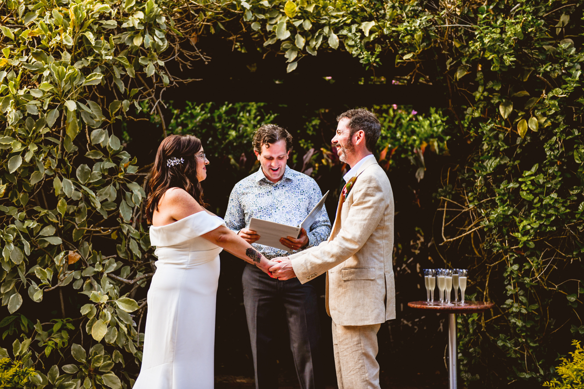 Wedding at Sunken Gardens