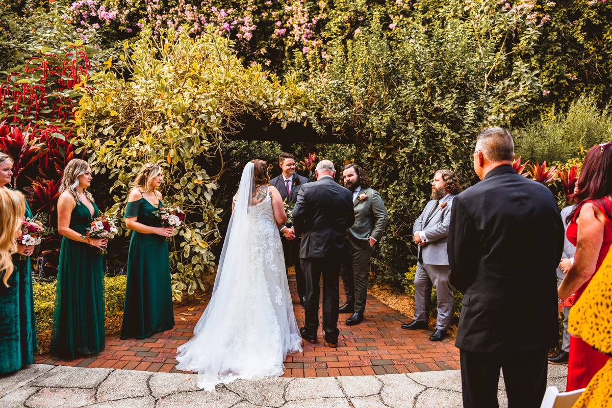 Sunken Gardens Wedding