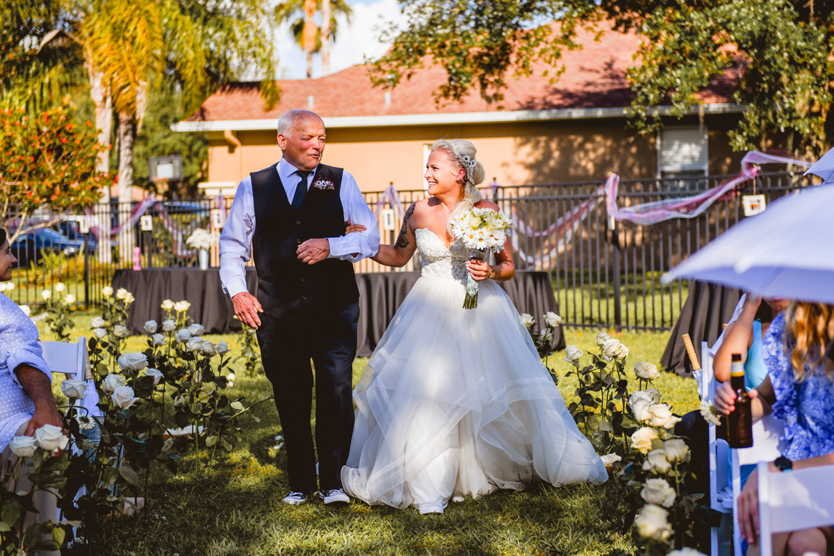 Backyard Lutz Wedding