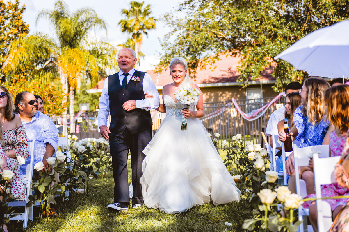 Backyard Lutz Wedding