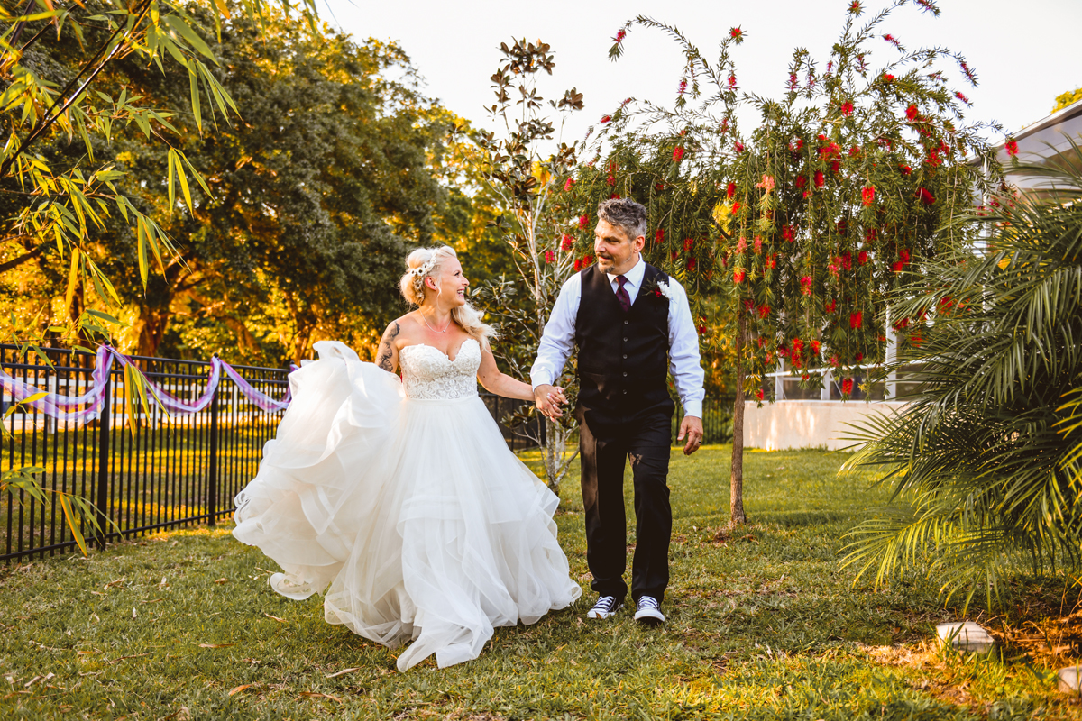 Backyard Lutz Wedding