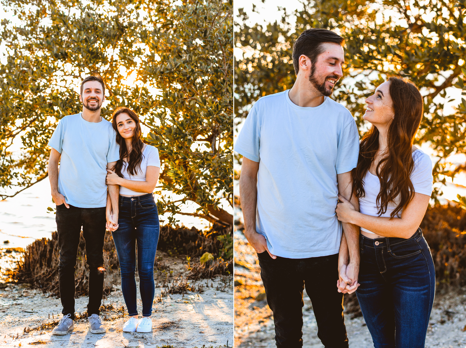 Tampa Sunset Engagement