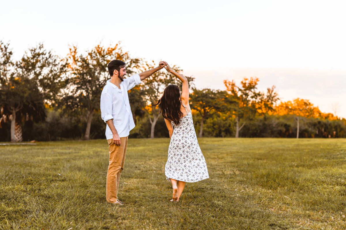 Tampa Sunset Engagement