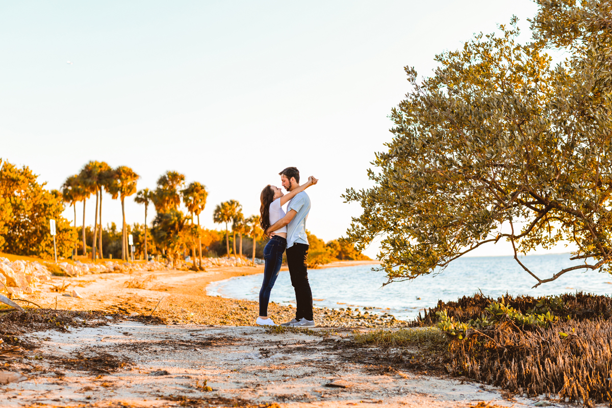 Tampa Sunset Engagement