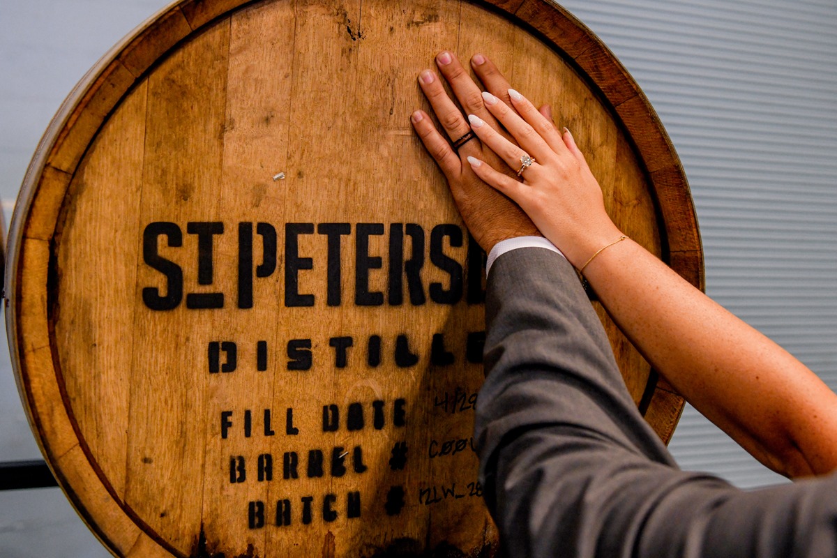 St. Petersburg Distillery Wedding 