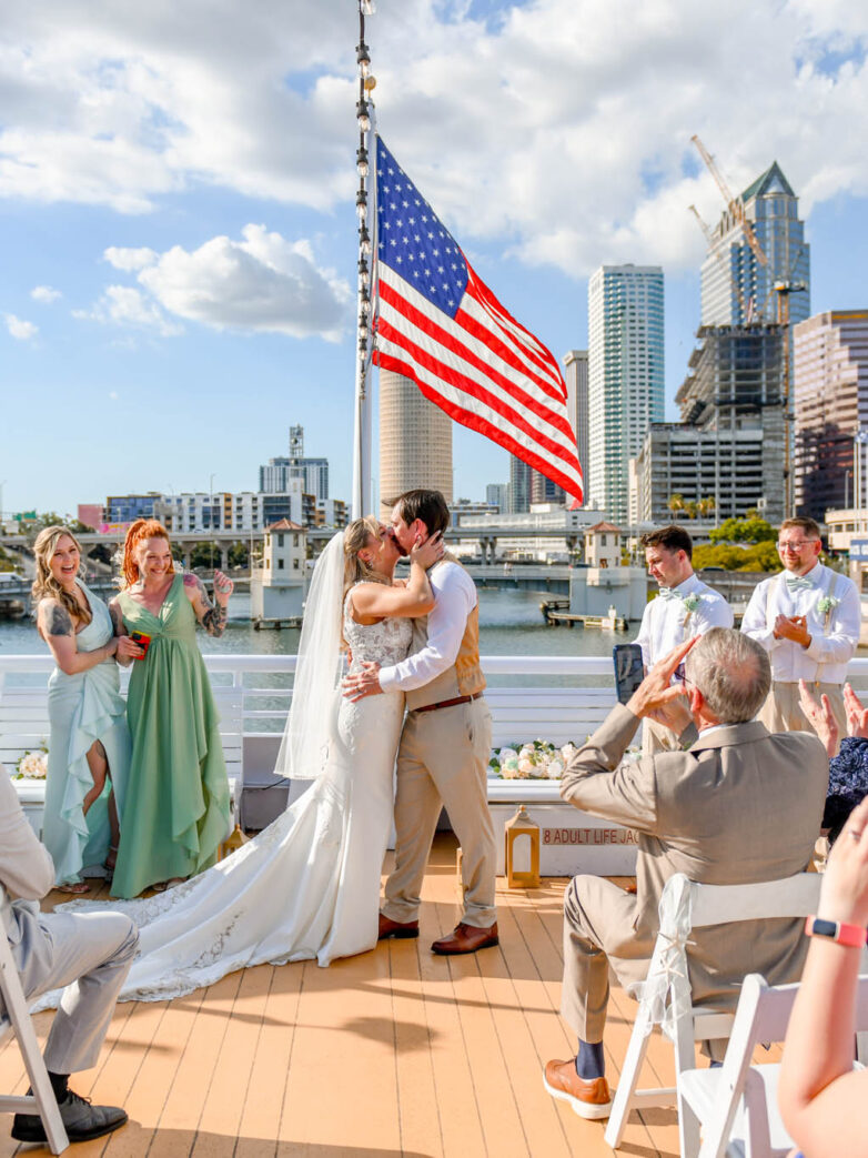 Yacht StarShip Wedding // Mr. + Mrs. McNulty